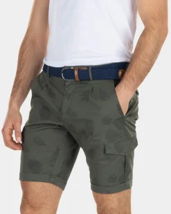 NZA New Zealand Auckland Katoenen cargo shorts met bloemenprint -