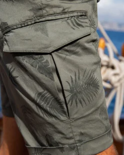 NZA New Zealand Auckland Katoenen cargo shorts met bloemenprint -