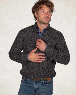 NZA New Zealand Auckland Katoenen effen trui met halve rits -