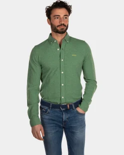 NZA New Zealand Auckland Katoenen gebreid overhemd -