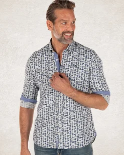 NZA New Zealand Auckland Katoenen overhemd met print