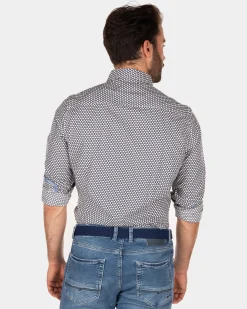 NZA New Zealand Auckland Katoenen overhemd met stippen -