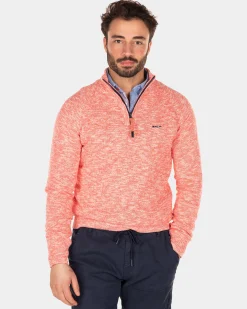 NZA New Zealand Auckland Katoenen trui met een rits -