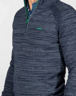 NZA New Zealand Auckland Katoenen trui met rits Grey -