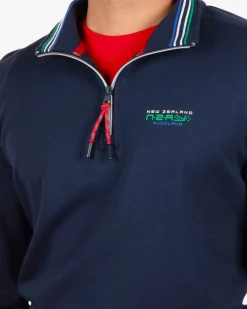 NZA New Zealand Auckland Katoenen trui met rits Urenui -