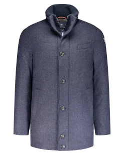 NZA New Zealand Auckland Klassieke navy tweed jas -