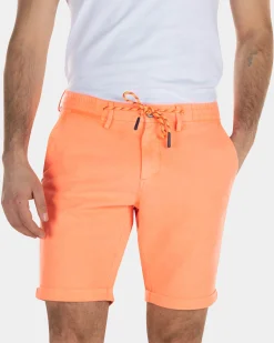 NZA New Zealand Auckland Korte chino van linnen met stretch -