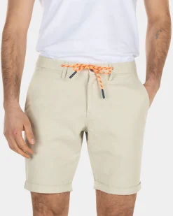 NZA New Zealand Auckland Korte chino van linnen met stretch -