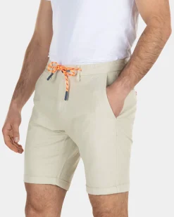 NZA New Zealand Auckland Korte chino van linnen met stretch -