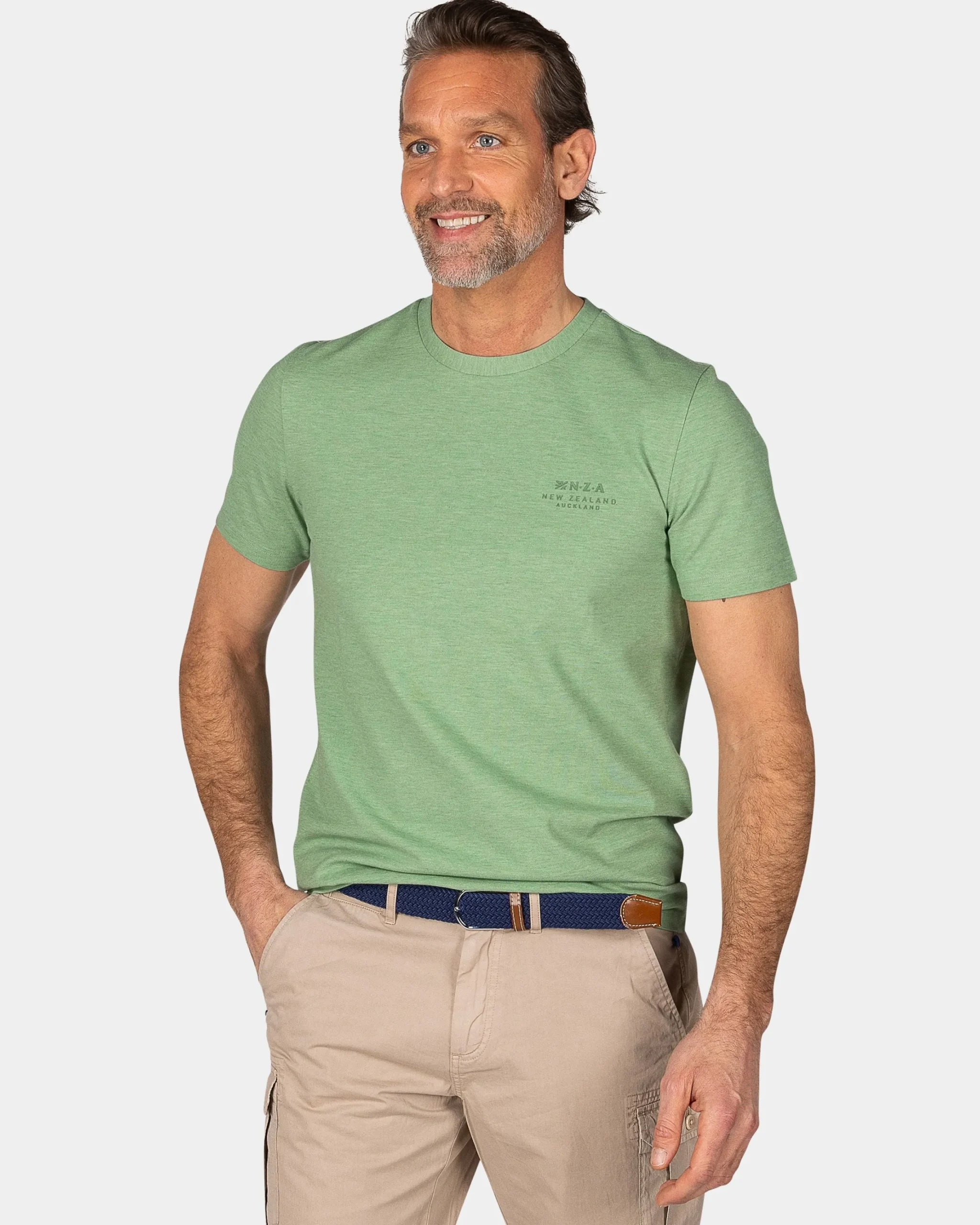 NZA New Zealand Auckland Legergroen t-shirt met elastaan