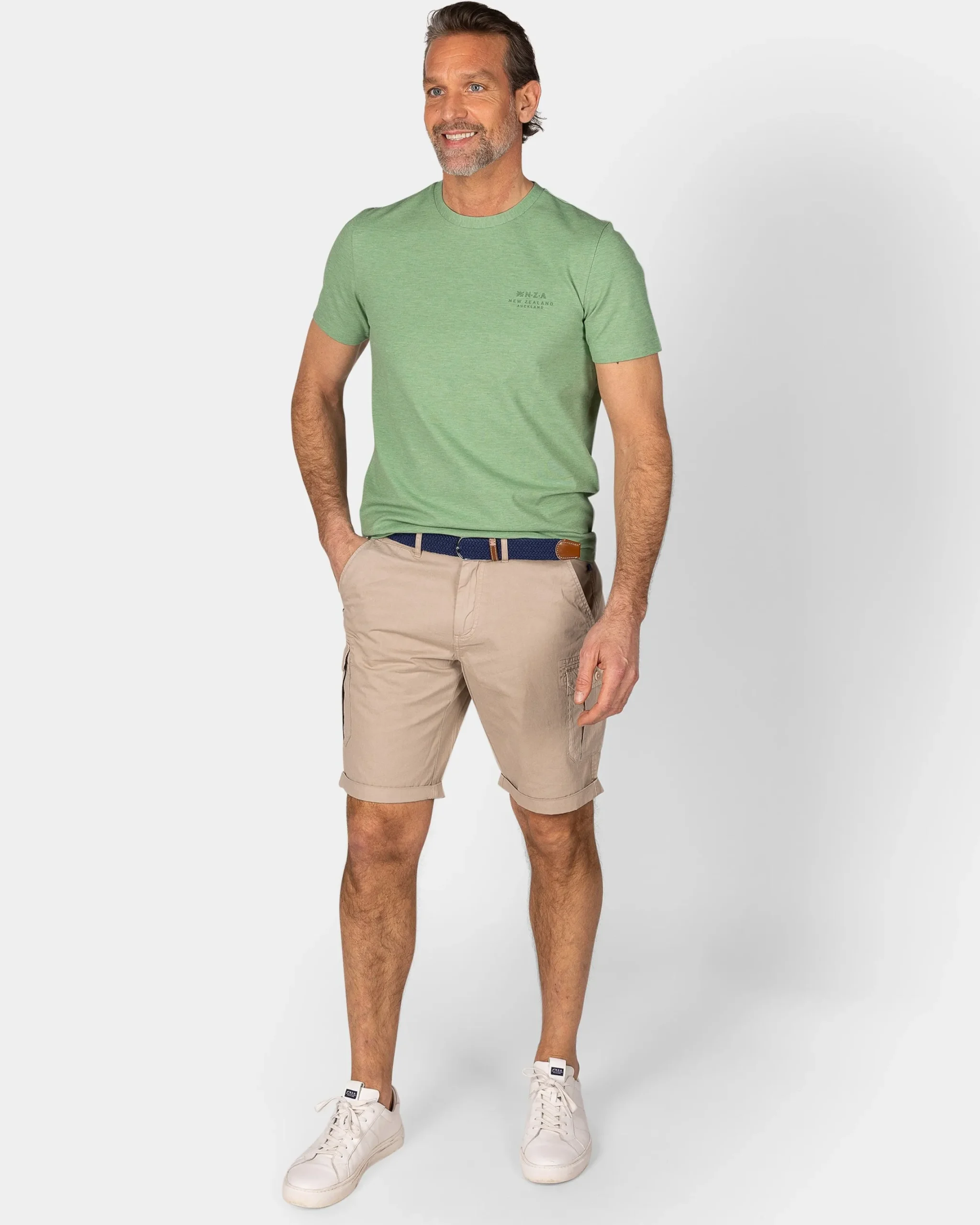 NZA New Zealand Auckland Legergroen t-shirt met elastaan