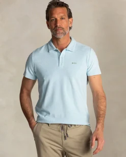 NZA New Zealand Auckland Lichtblauwe badstof polo