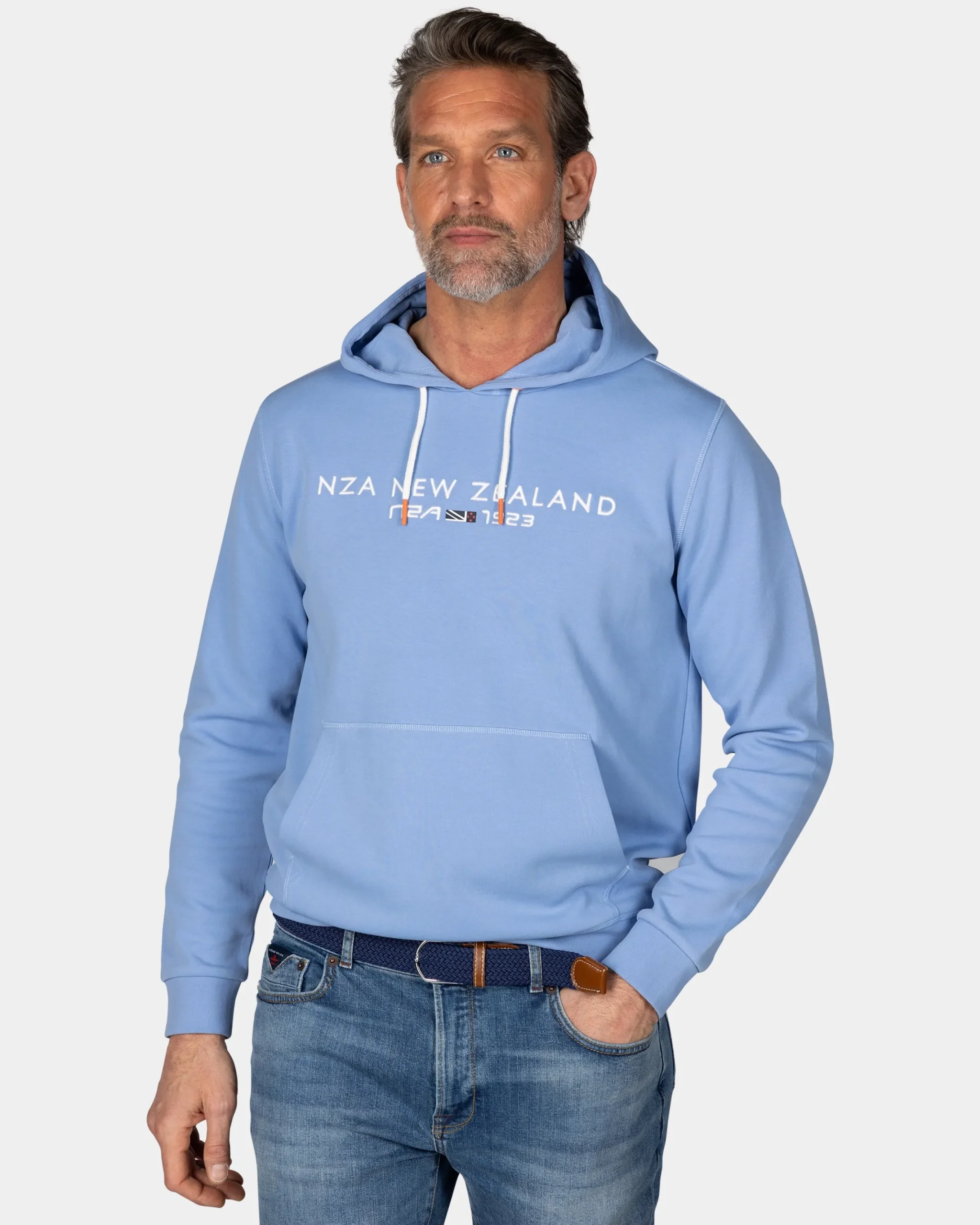 NZA New Zealand Auckland Lichtblauwe hoodie