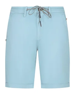 NZA New Zealand Auckland Lichtblauwe linnen chino shorts