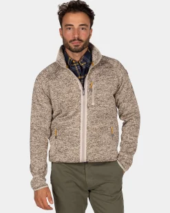 NZA New Zealand Auckland Lichtbruin fleece vest -