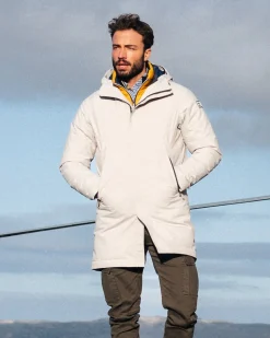 NZA New Zealand Auckland Lichtgrijze parka jas -