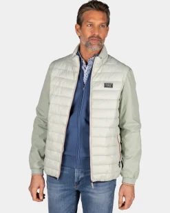 NZA New Zealand Auckland Lichtgroen gewatteerd jack