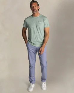 NZA New Zealand Auckland Lichtgroen linnen T-shirt