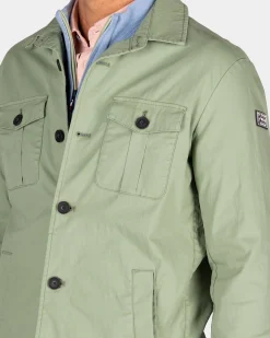 NZA New Zealand Auckland Lichtgroen overshirt