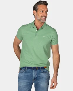 NZA New Zealand Auckland Lichtgroene katoenen polo