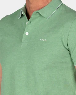NZA New Zealand Auckland Lichtgroene katoenen polo