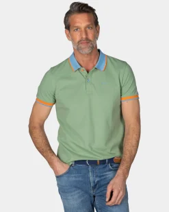 NZA New Zealand Auckland Lichtgroene sportieve polo