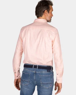 NZA New Zealand Auckland Lichtroze effen katoenen overhemd