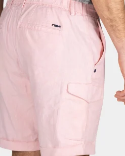 NZA New Zealand Auckland Lichtroze linnen chino short