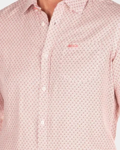 NZA New Zealand Auckland Linnen overhemd met stippen -