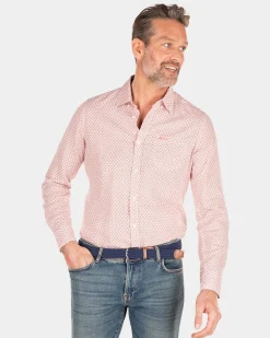 NZA New Zealand Auckland Linnen overhemd met stippen -