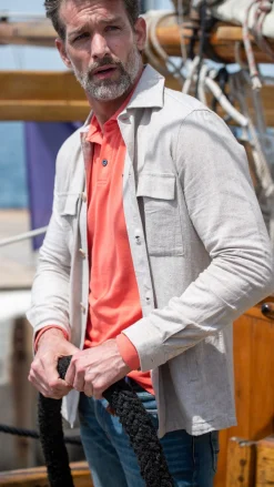 NZA New Zealand Auckland Linnen overshirt -