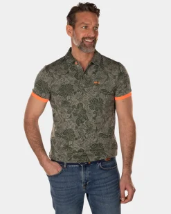 NZA New Zealand Auckland Lyocell bloemenprint polo -