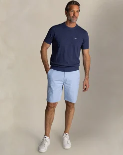 NZA New Zealand Auckland Marineblauwe katoenen trui met ronde hals