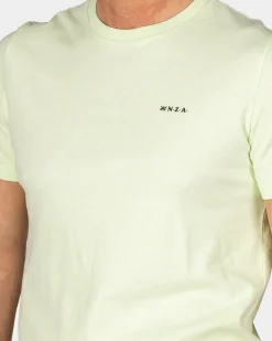 NZA New Zealand Auckland Mintgroen effen t-shirt van organisch katoen