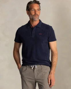 NZA New Zealand Auckland Navy badstof polo