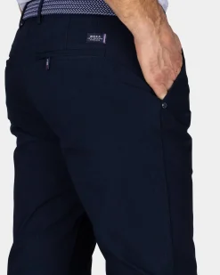 NZA New Zealand Auckland Navy chino met stretch