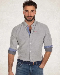 NZA New Zealand Auckland Navy corduroy overhemd -