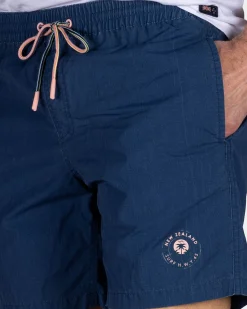 NZA New Zealand Auckland Navy effen zwembroek met lycra binnenbroek