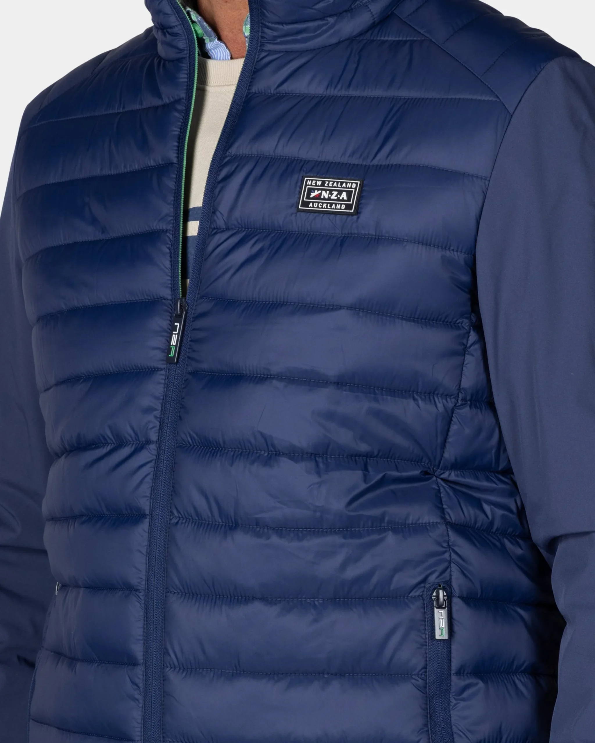 NZA New Zealand Auckland Navy gewatteerd jack