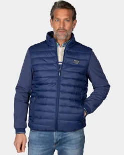 NZA New Zealand Auckland Navy gewatteerd jack