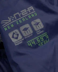 NZA New Zealand Auckland Navy gewatteerd jack