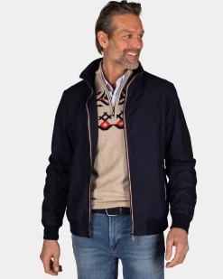 NZA New Zealand Auckland Navy katoenen bomberjas