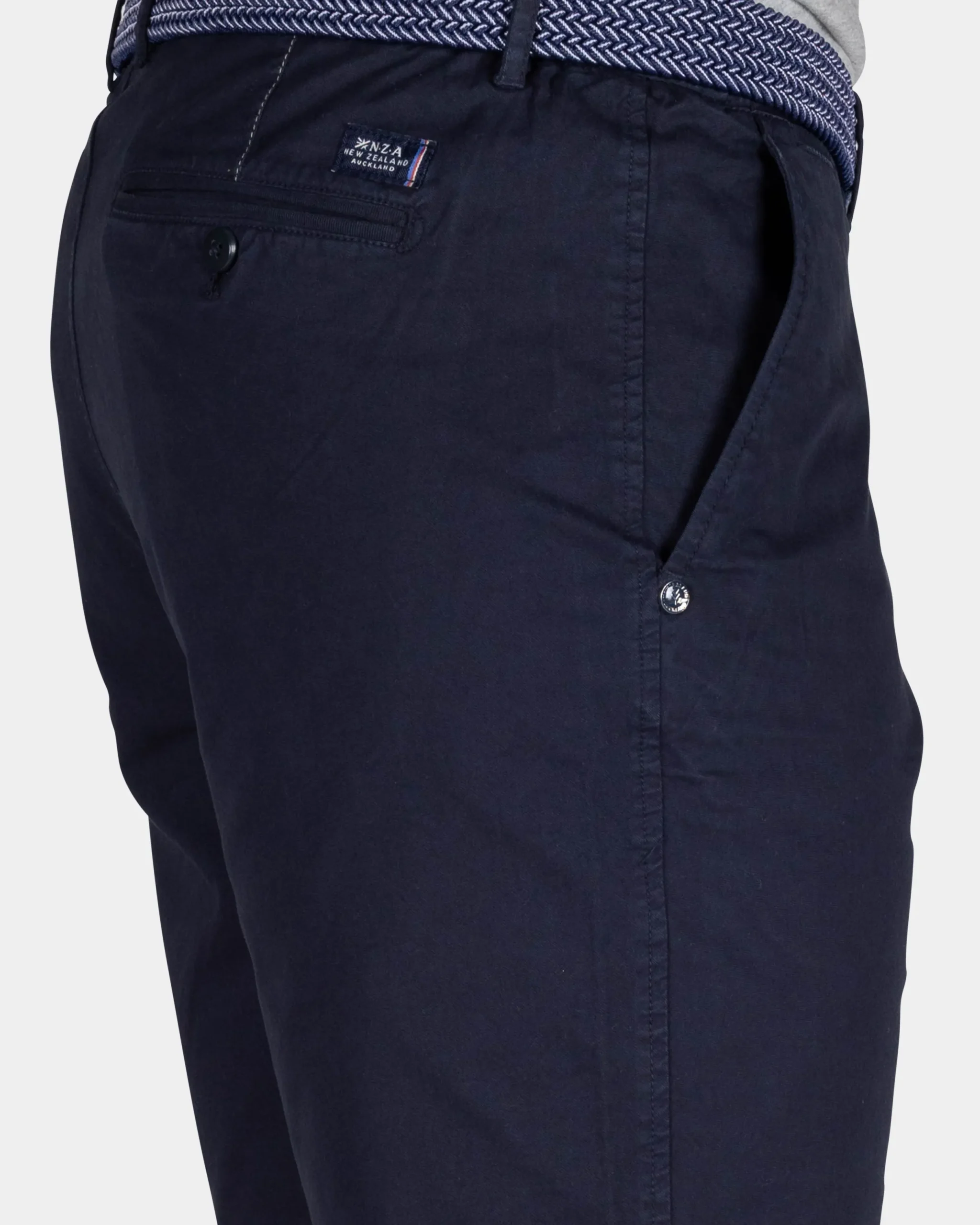 NZA New Zealand Auckland Navy katoenen chino short