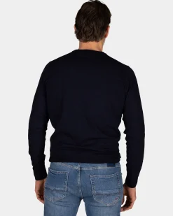 NZA New Zealand Auckland Navy katoenen longsleeve