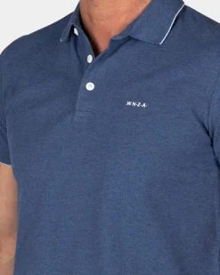 NZA New Zealand Auckland Navy katoenen polo