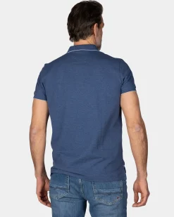 NZA New Zealand Auckland Navy katoenen polo