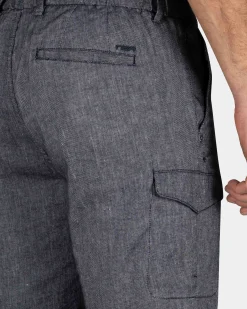 NZA New Zealand Auckland Navy linnen chino short