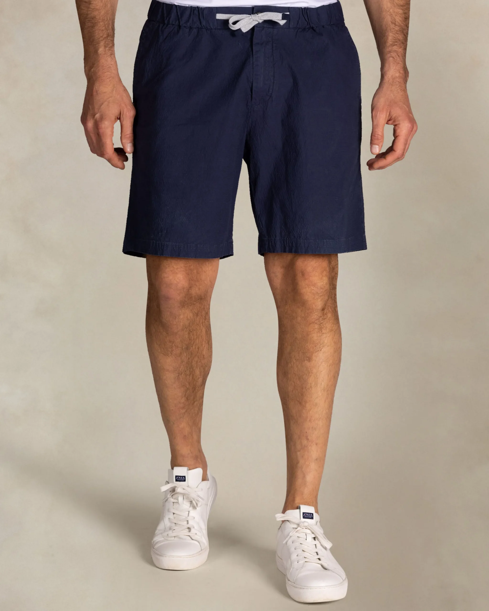 NZA New Zealand Auckland Navy stretch chino shorts