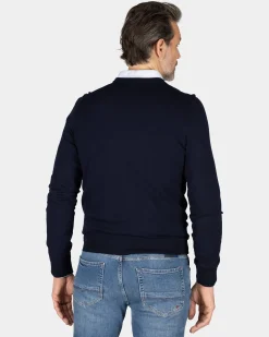 NZA New Zealand Auckland Navy trui met ronde hals