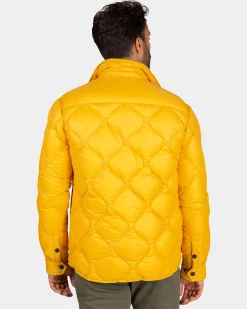 NZA New Zealand Auckland Okergele gewatteerde jas -